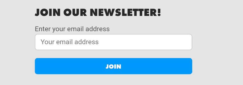 Threadless simple opt-in form