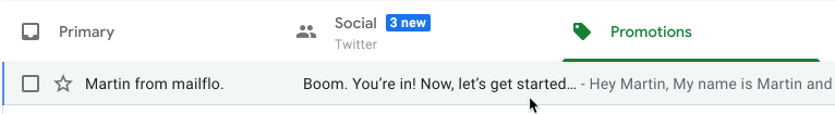 Gmail to Primary Inbox